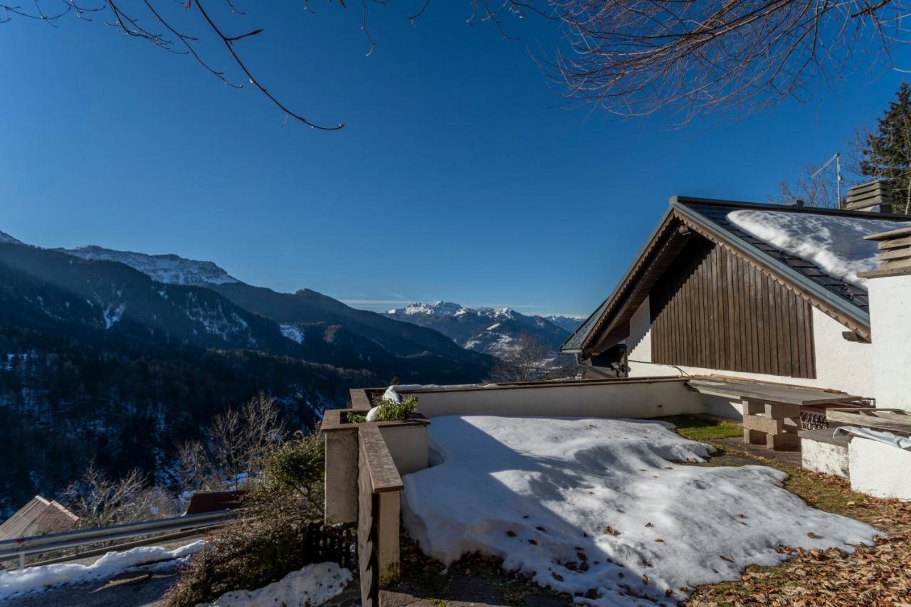 Panoramic House Carnia - Mountain View Apt With Parking And Terraces Villa Ligosullo Eksteriør bilde