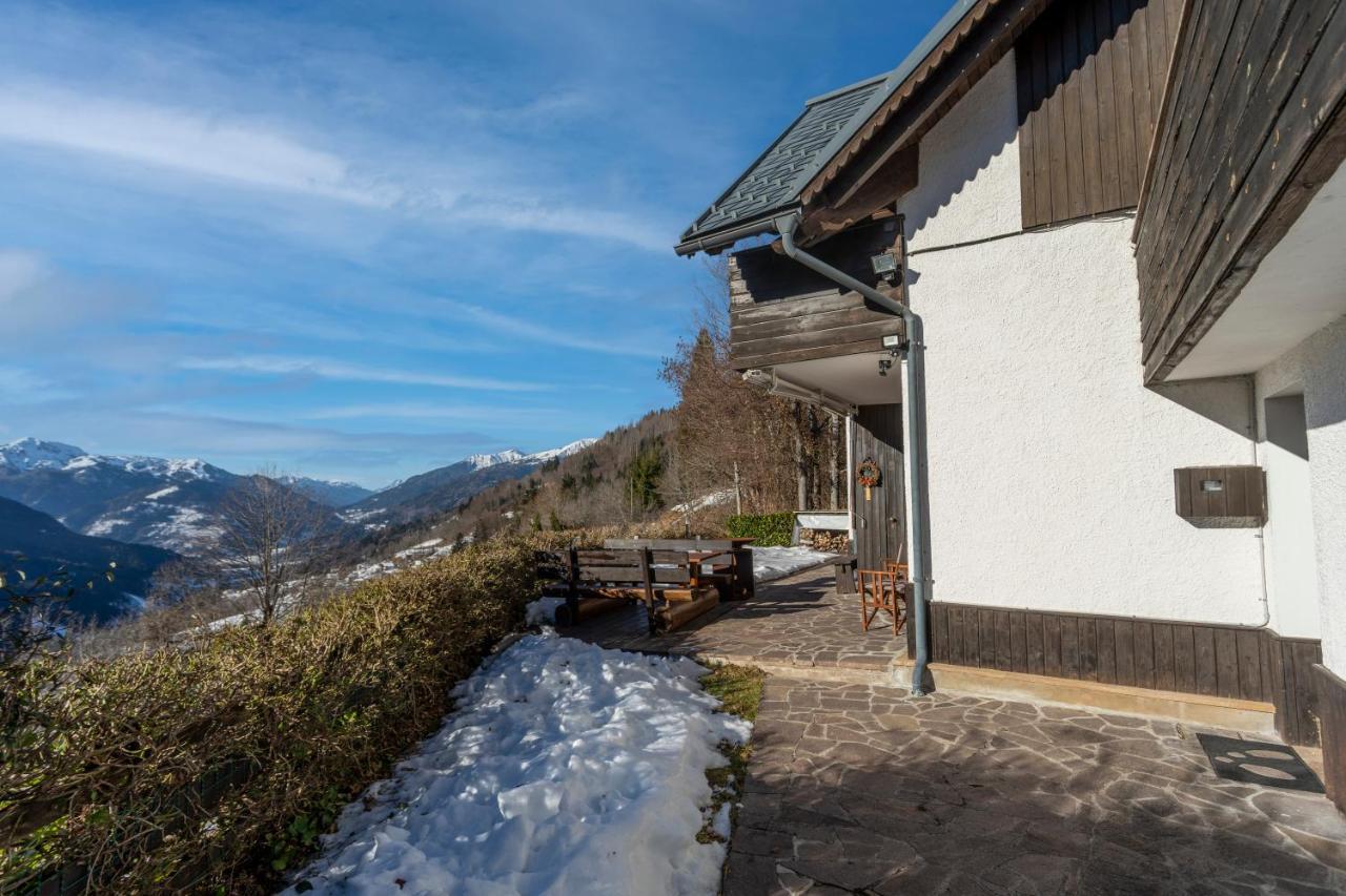 Panoramic House Carnia - Mountain View Apt With Parking And Terraces Villa Ligosullo Eksteriør bilde