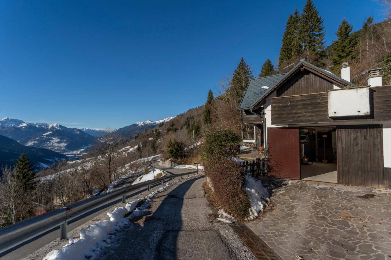 Panoramic House Carnia - Mountain View Apt With Parking And Terraces Villa Ligosullo Eksteriør bilde